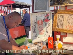 木版年画、松枝鸡活灵活现 滕州非遗产品亮相薯博会